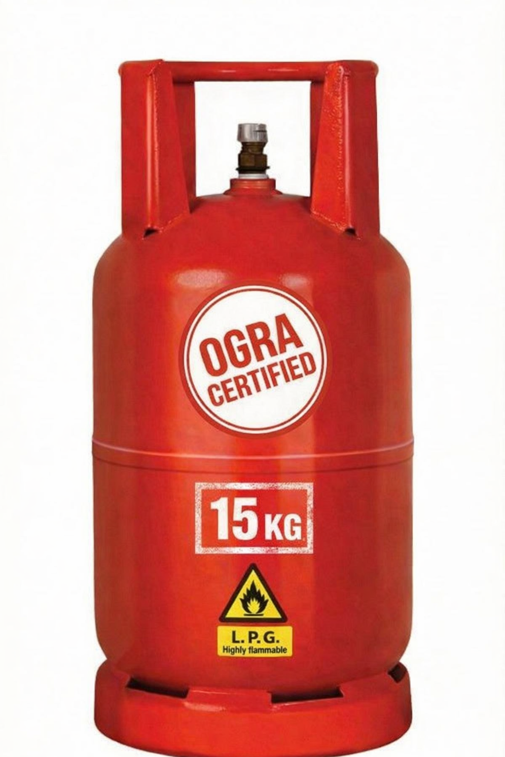 15kg Domestic LPG Gas Cylinder – OGRA Approved
