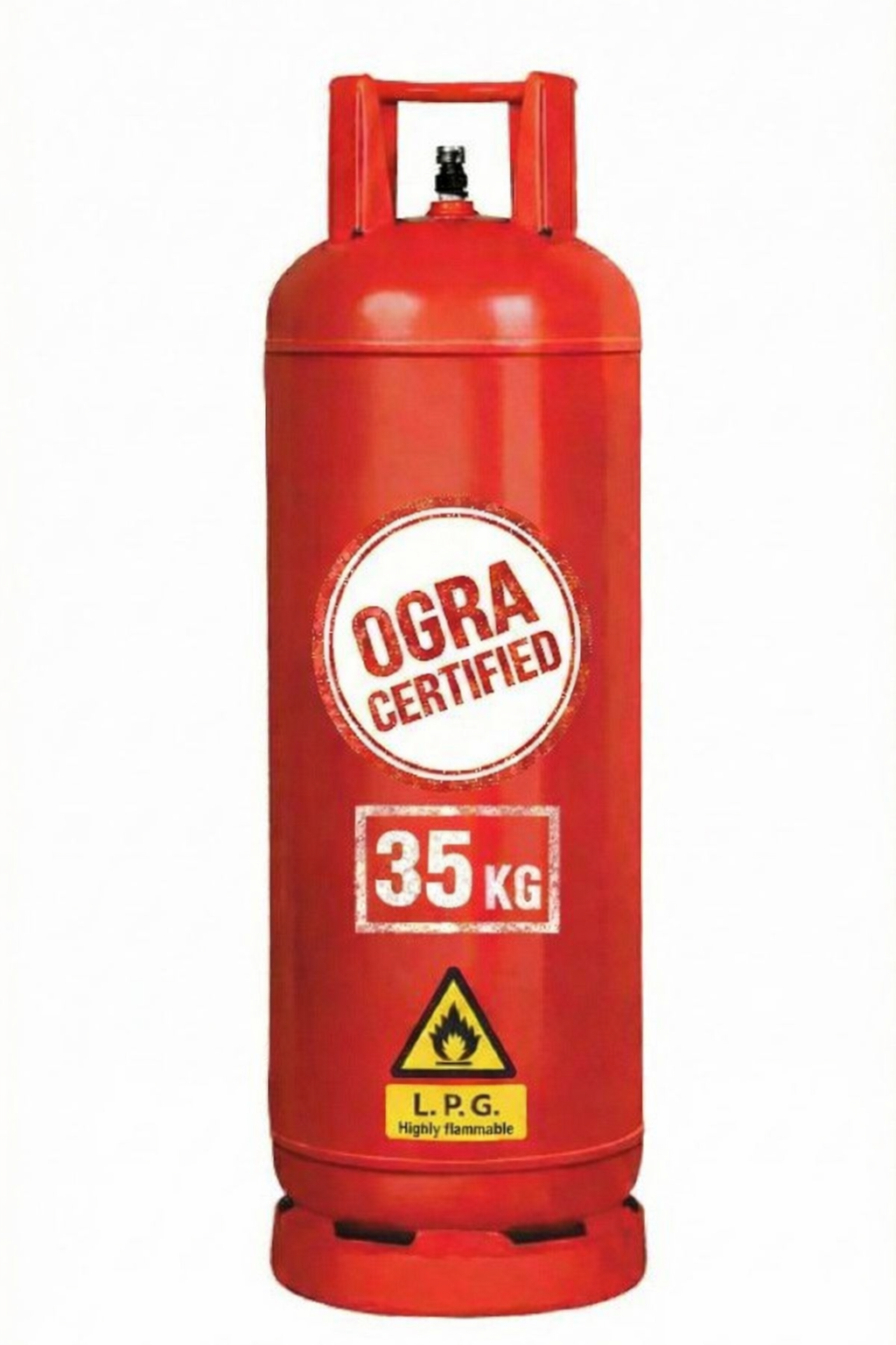 35kg Commercial LPG Gas Cylinder – OGRA Approved